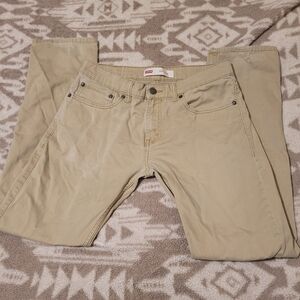 Levi's Khaki Jeans. 18 Reg. 29 X 29